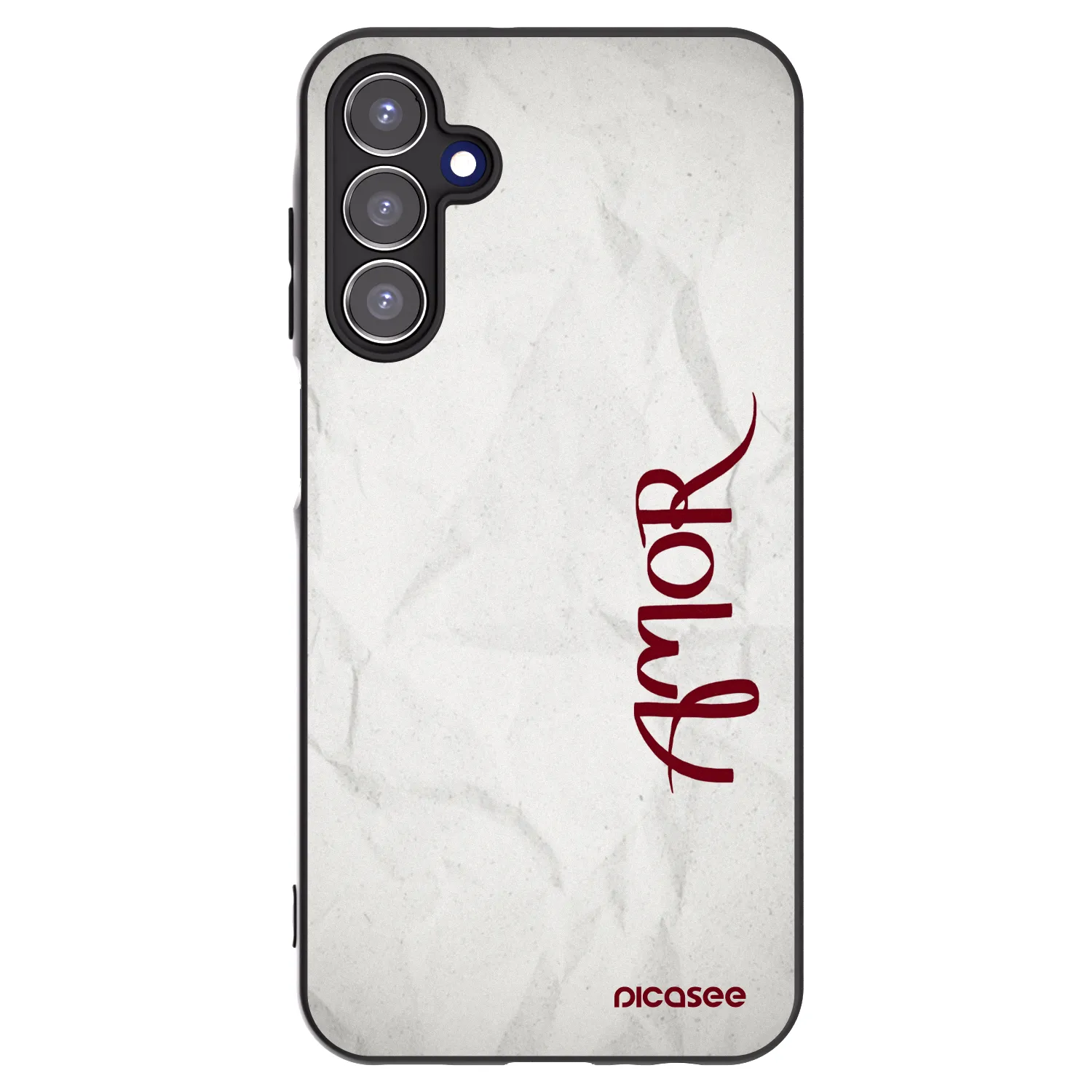 Picasee silikónový čierny obal pre Samsung Galaxy A15 A156B 5G - Amor