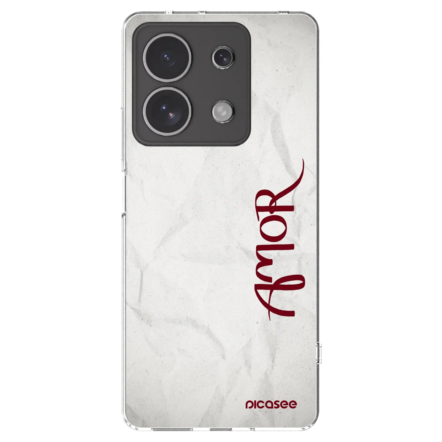 Silikónový prehľadný obal pre Xiaomi Redmi Note 13 4G - Amor