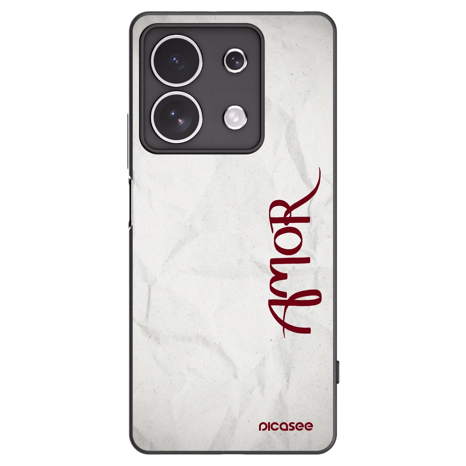 Silikónový čierny obal pre Xiaomi Redmi Note 13 4G - Amor