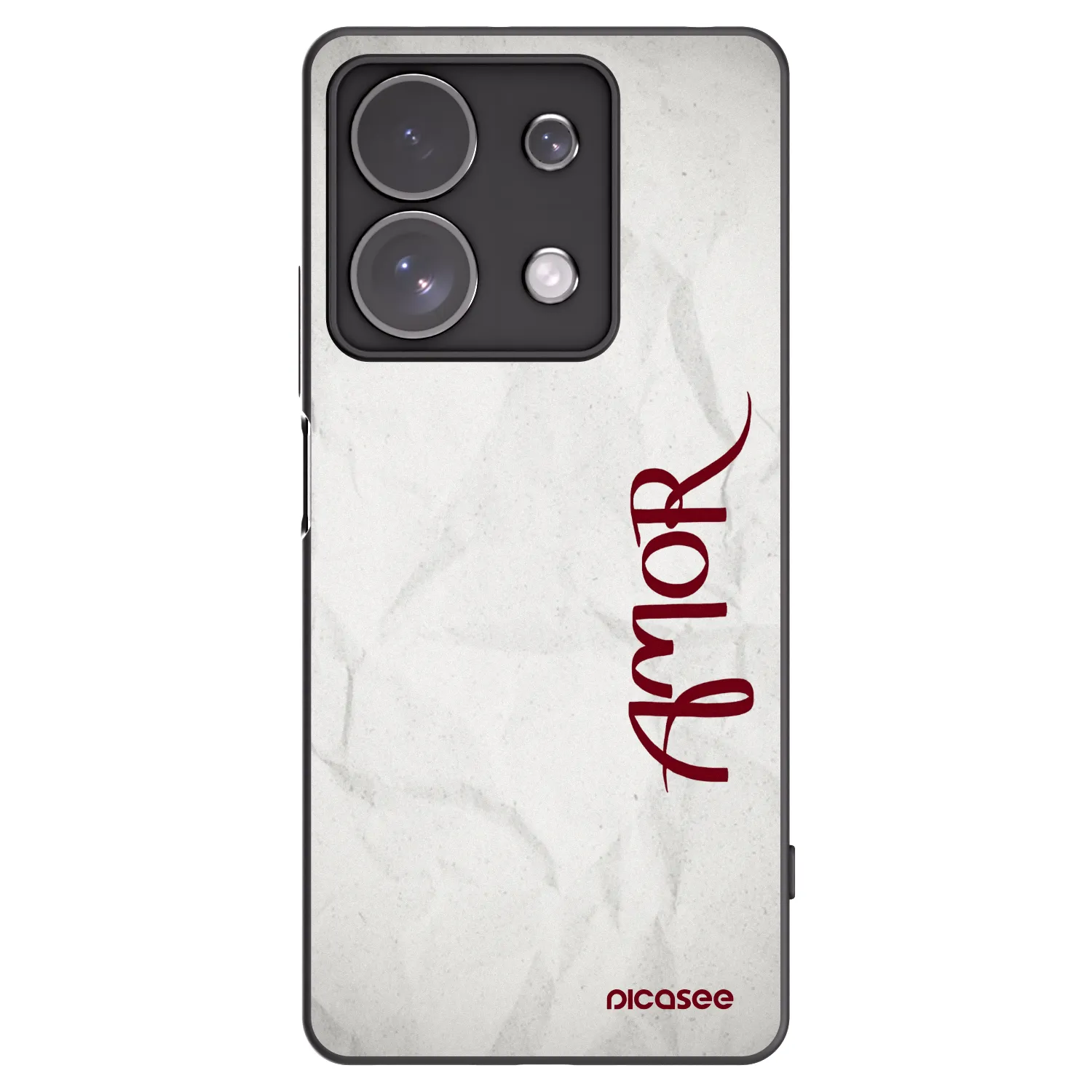 Silikónový čierny obal pre Xiaomi Redmi Note 13 Pro 4G - Amor