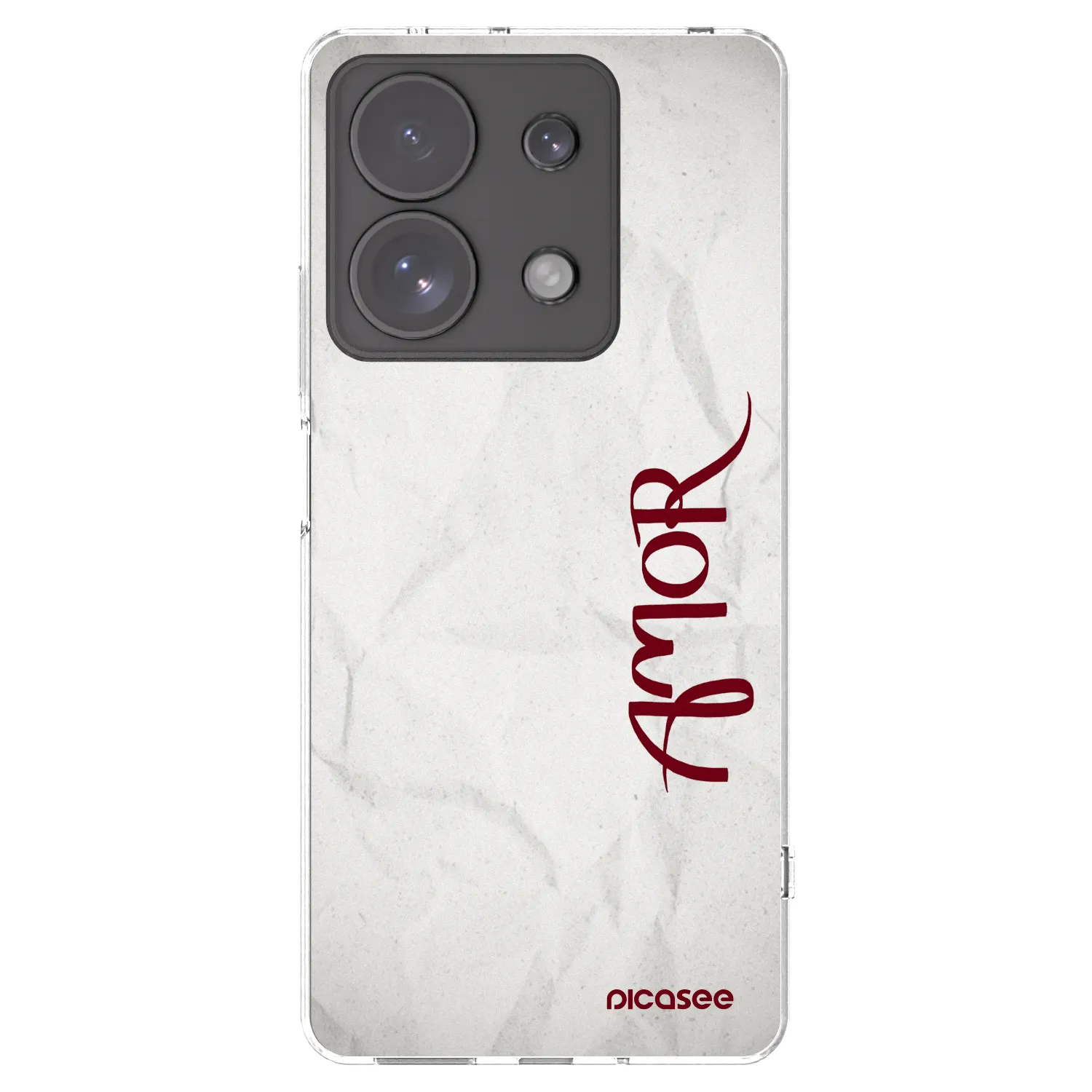 Silikónový prehľadný obal pre Xiaomi Redmi Note 13 Pro 4G - Amor