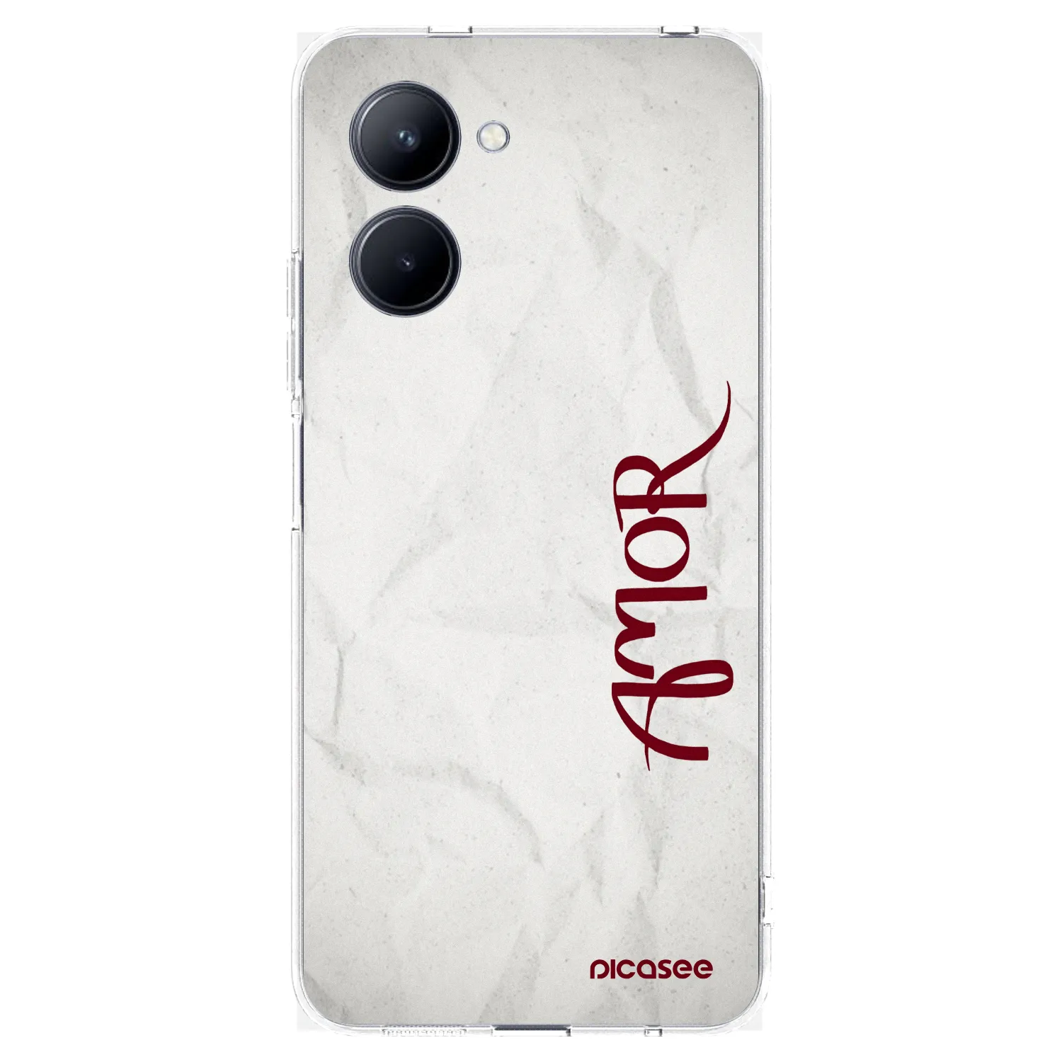 Picasee silikónový prehľadný obal pre Realme C33 (2023) - Amor
