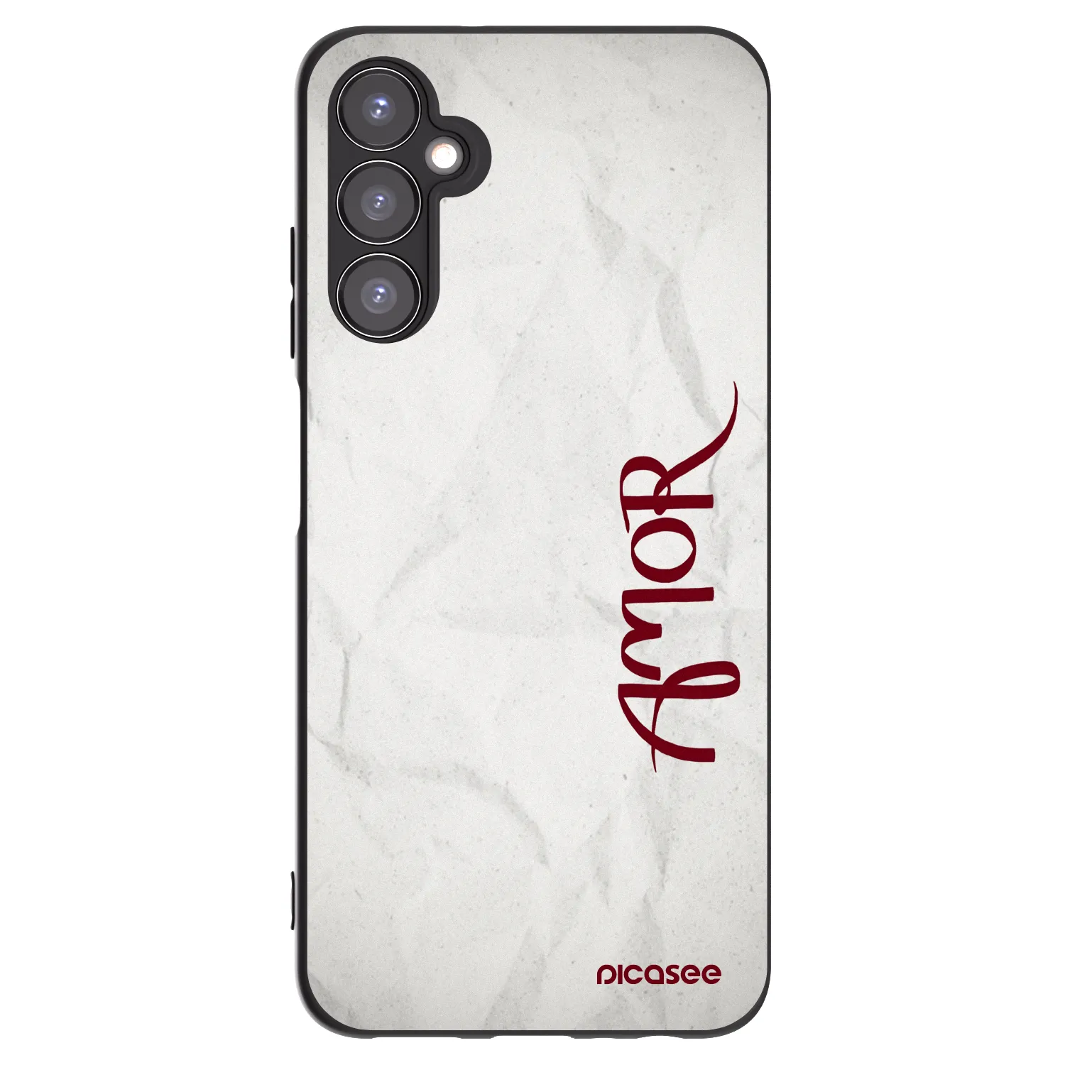 Picasee silikónový čierny obal pre Samsung Galaxy A05s A057G - Amor