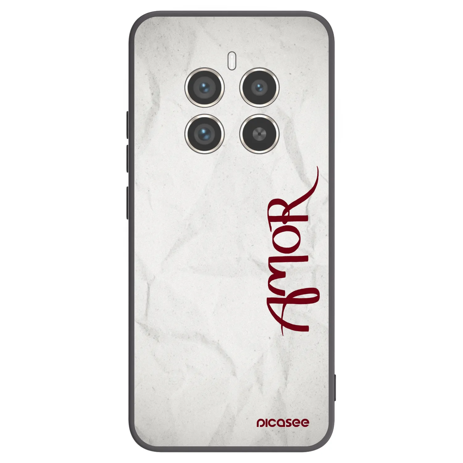 Picasee silikónový čierny obal pre Realme 12 Pro 5G - Amor