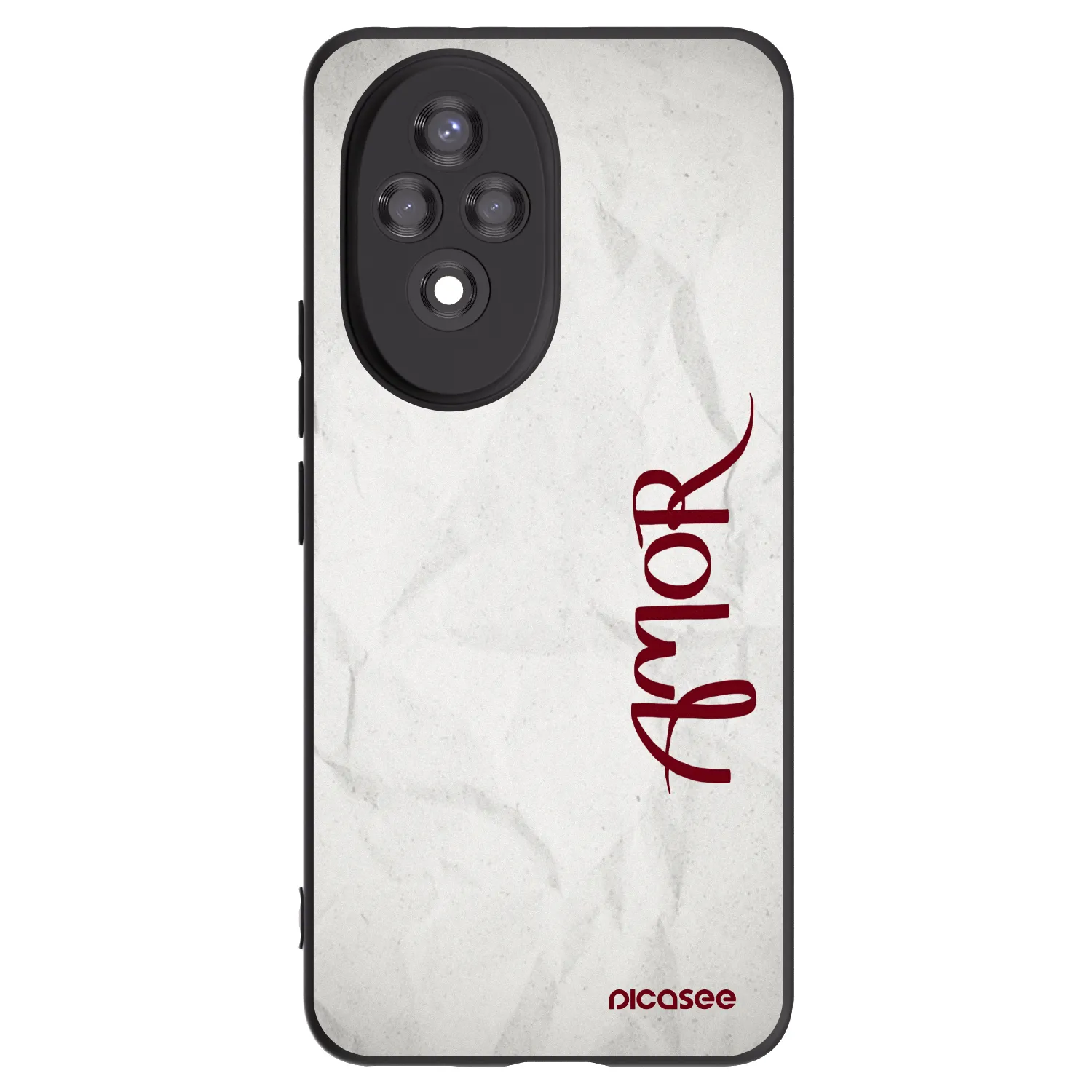 Picasee silikónový čierny obal pre Honor 200 Pro 5G - Amor