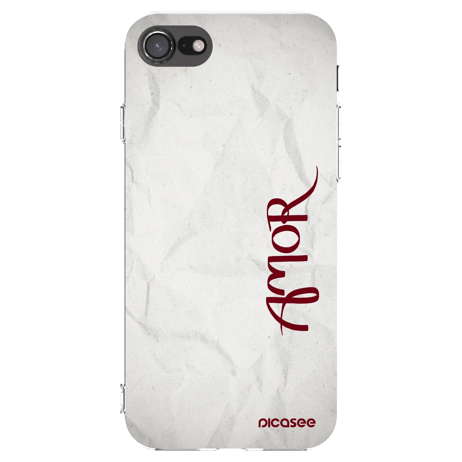 Picasee silikónový prehľadný obal pre Apple iPhone 7 - Amor