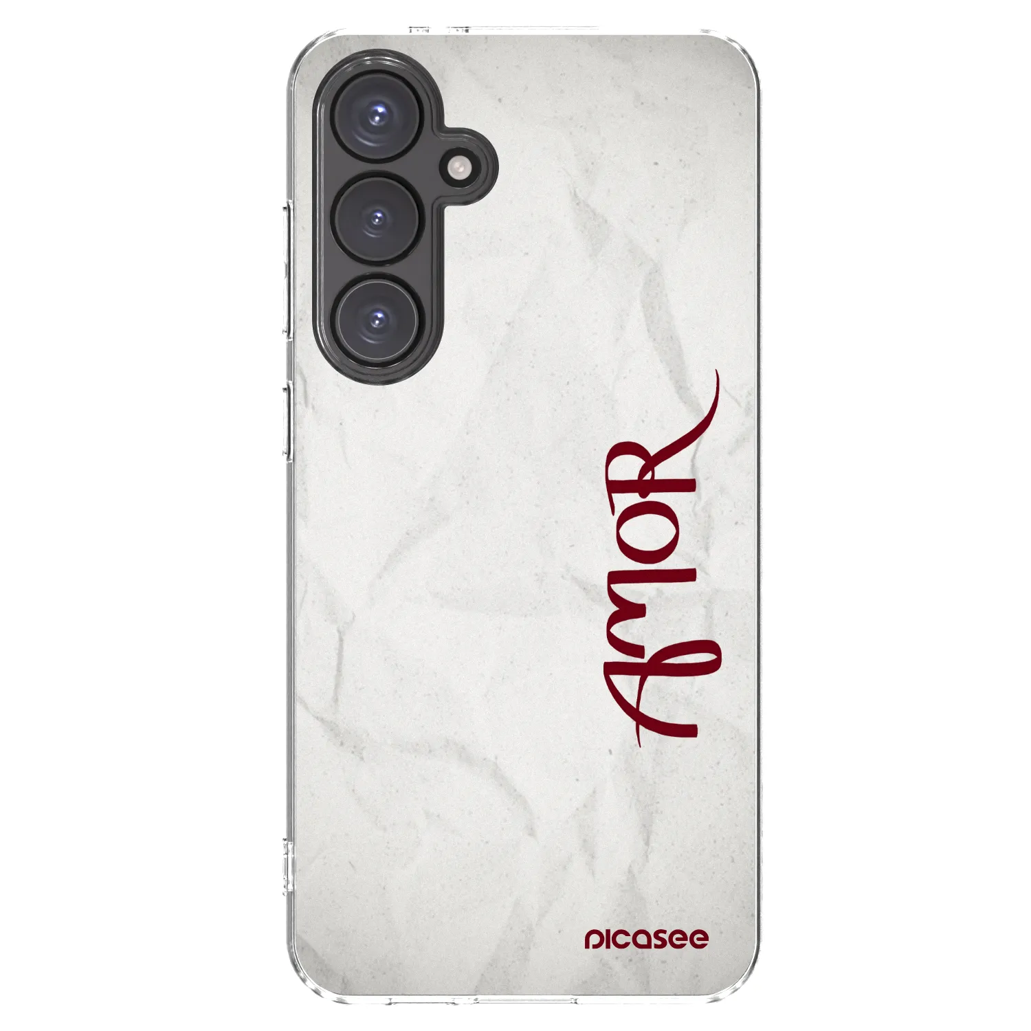 Picasee silikónový prehľadný obal pre Samsung Galaxy S24 FE S721B - Amor