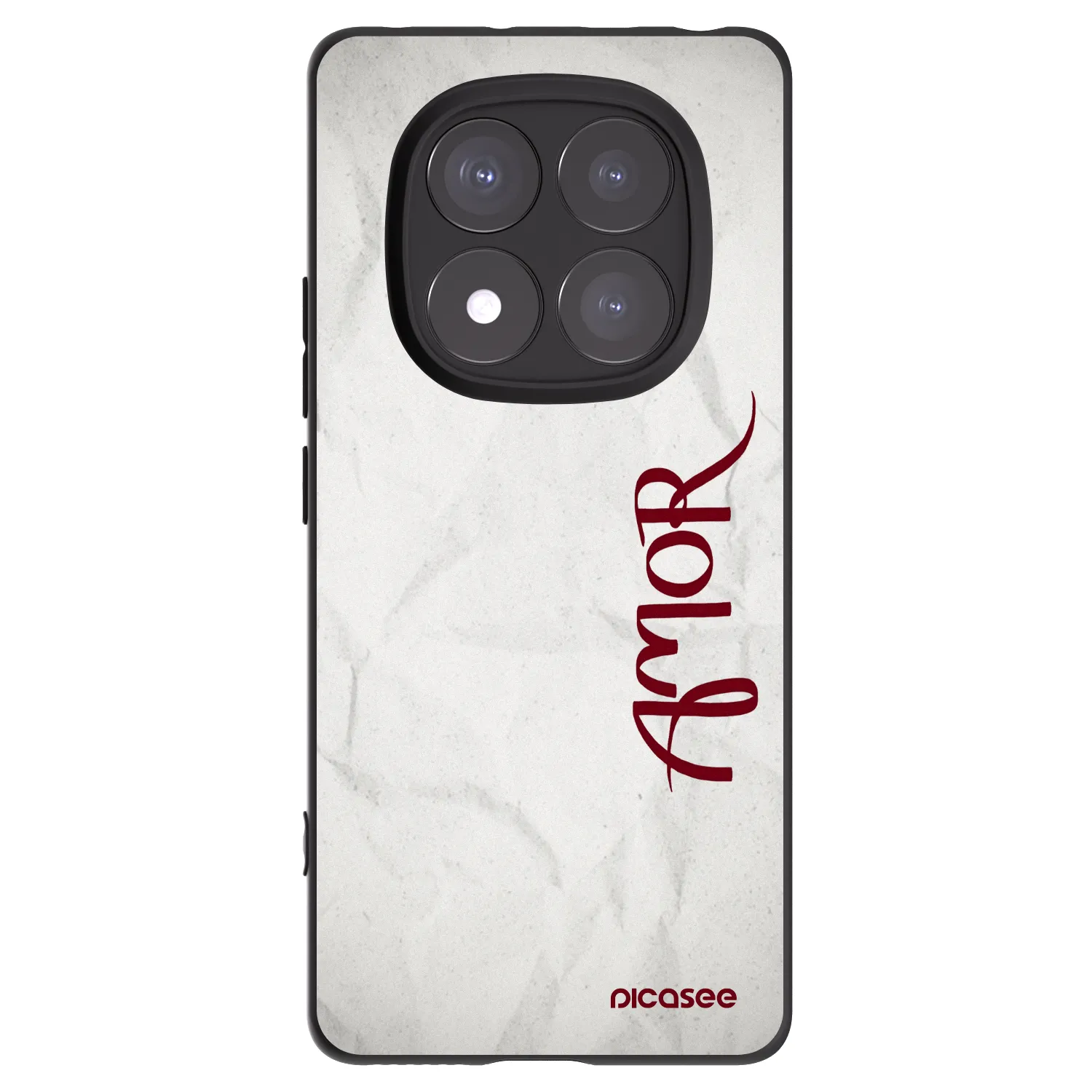 Silikónový čierny obal pre Xiaomi Redmi Note 14 Pro 5G - Amor
