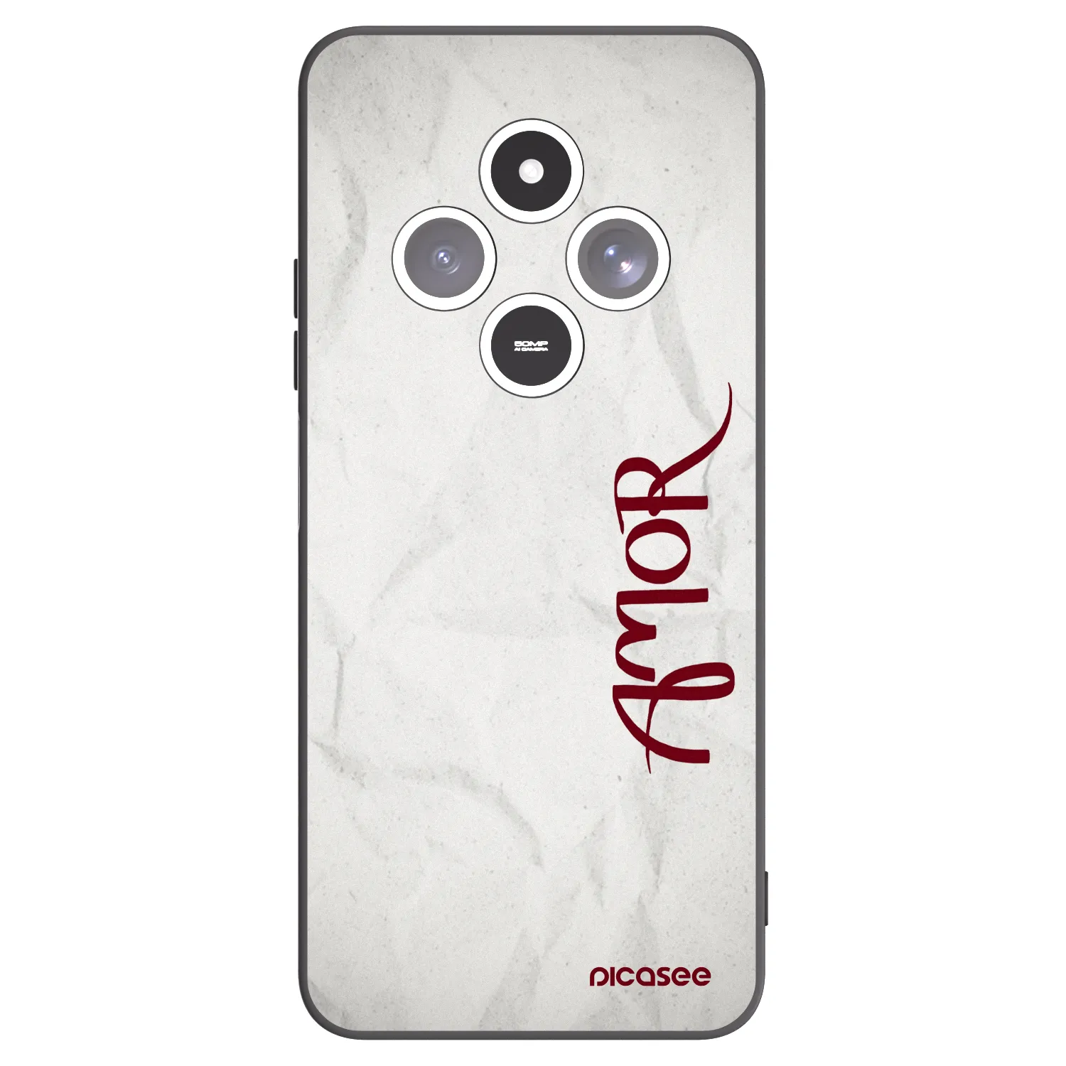 Silikónový čierny obal pre Xiaomi Redmi 14C - Amor