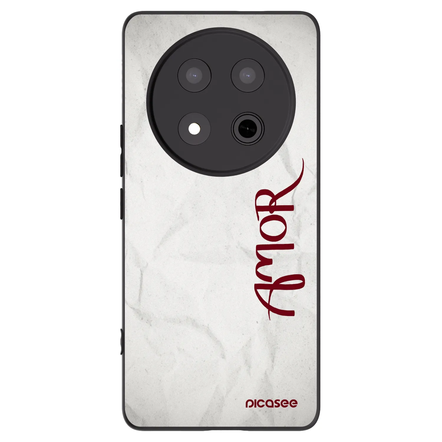 Picasee silikónový čierny obal pre Honor Magic7 Lite 5G - Amor