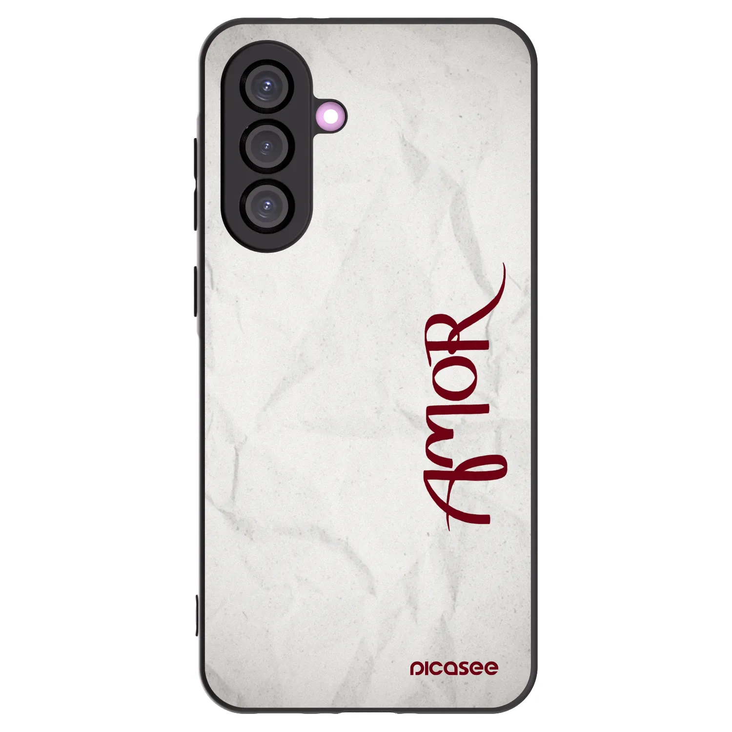 Picasee silikónový čierny obal pre Samsung Galaxy A36 5G - Amor