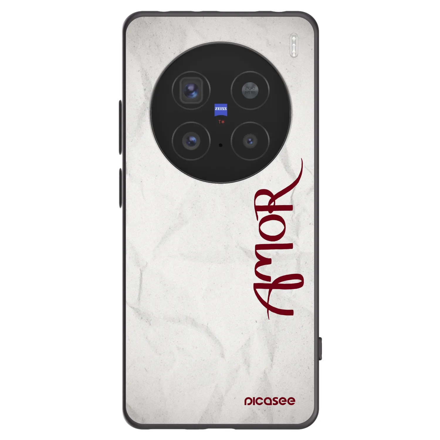 Picasee silikónový čierny obal pre Vivo X200 Pro - Amor