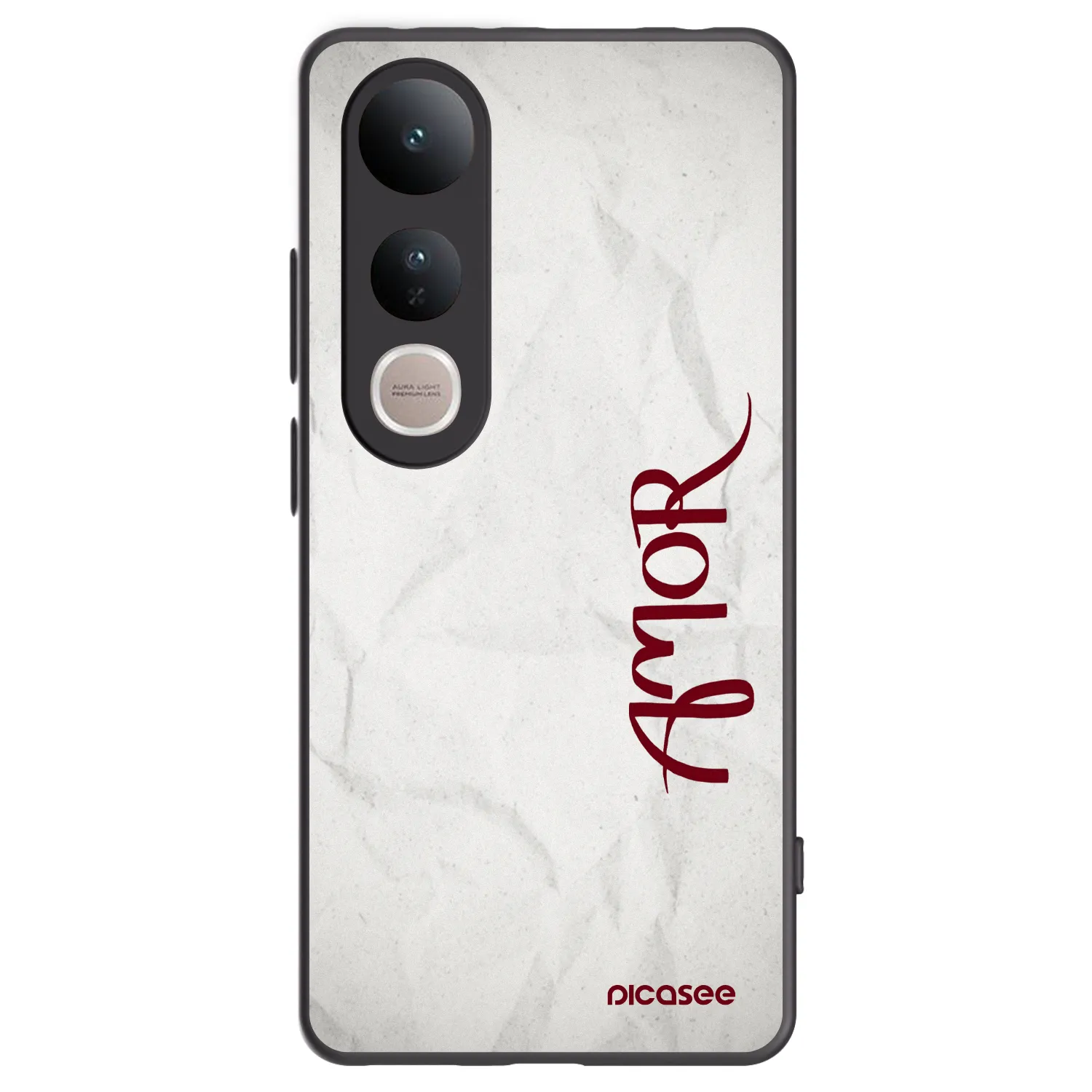 Picasee silikónový čierny obal pre Vivo V50 Lite 5G - Amor