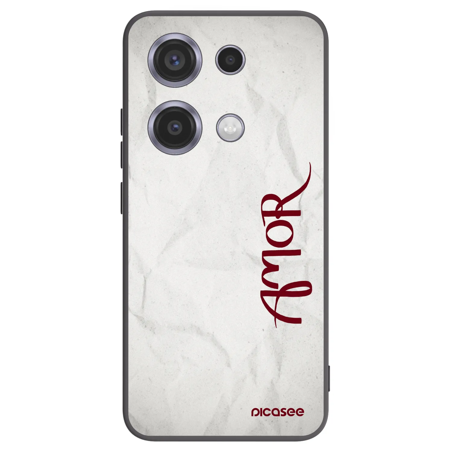Silikónový čierny obal pre Xiaomi Redmi Note 14S - Amor