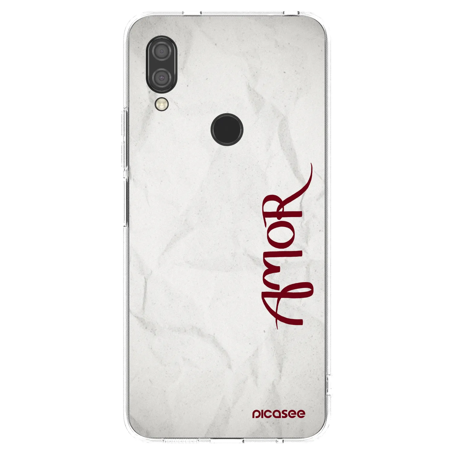 Silikónový prehľadný obal pre Xiaomi Redmi 7 - Amor
