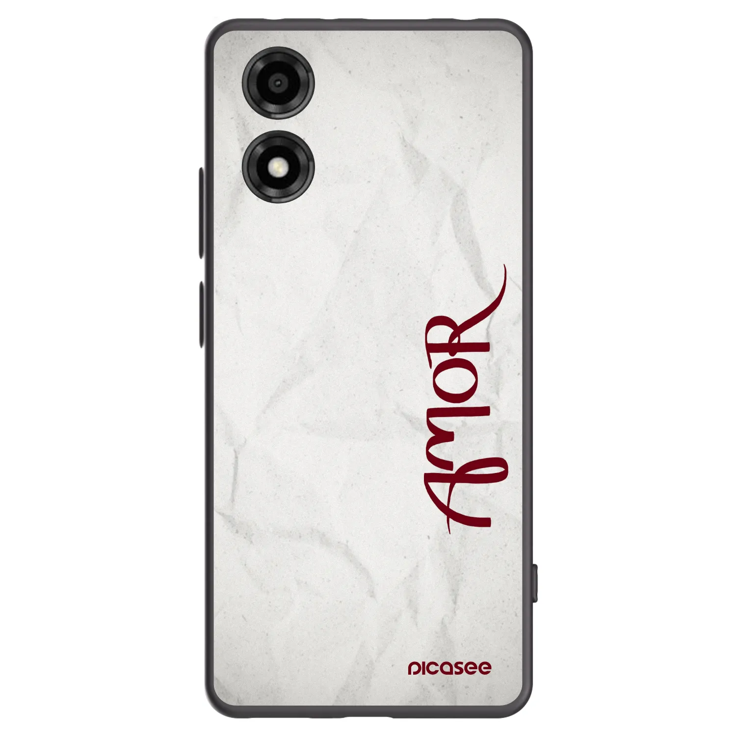 Silikónový čierny obal pre Motorola Moto E14 - Amor