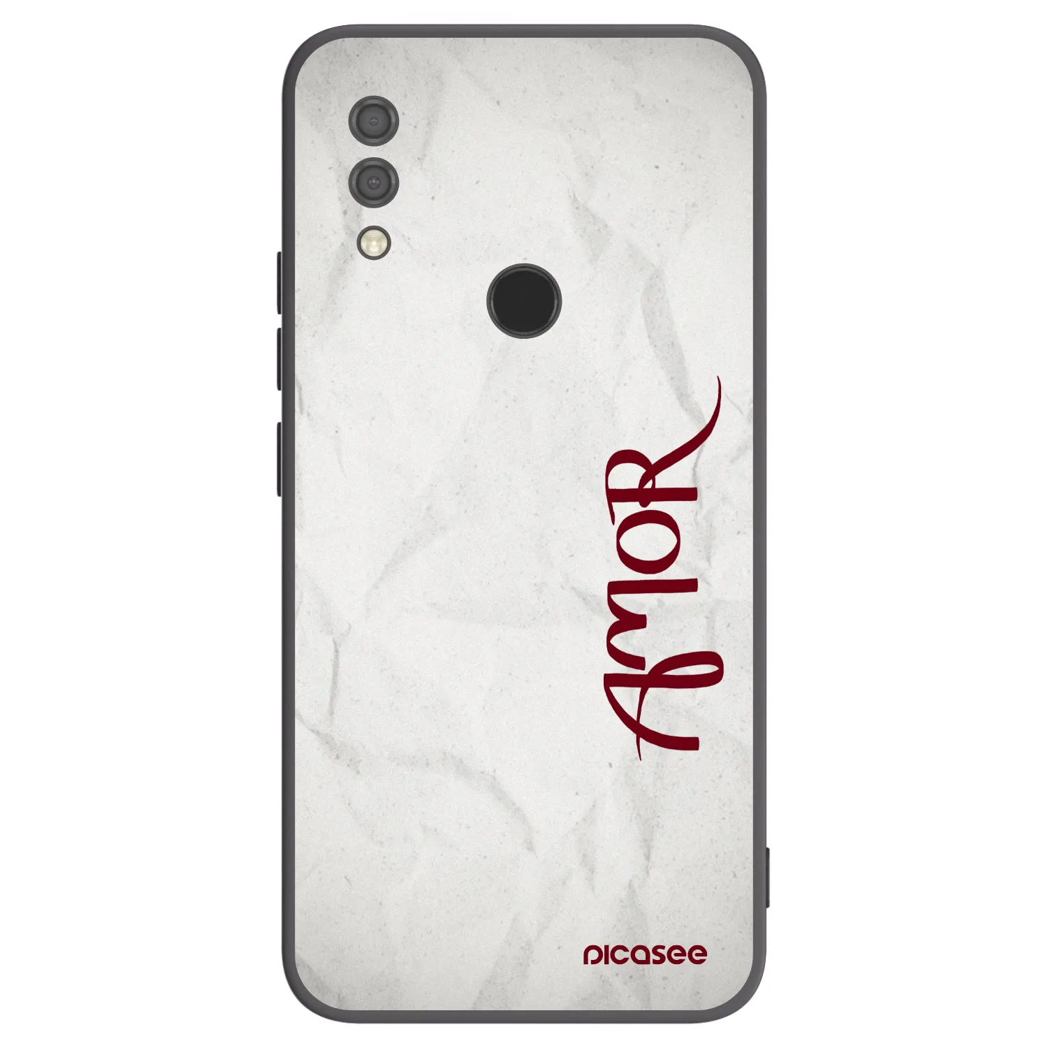 Picasee silikónový čierny obal pre Xiaomi Redmi 7 - Amor