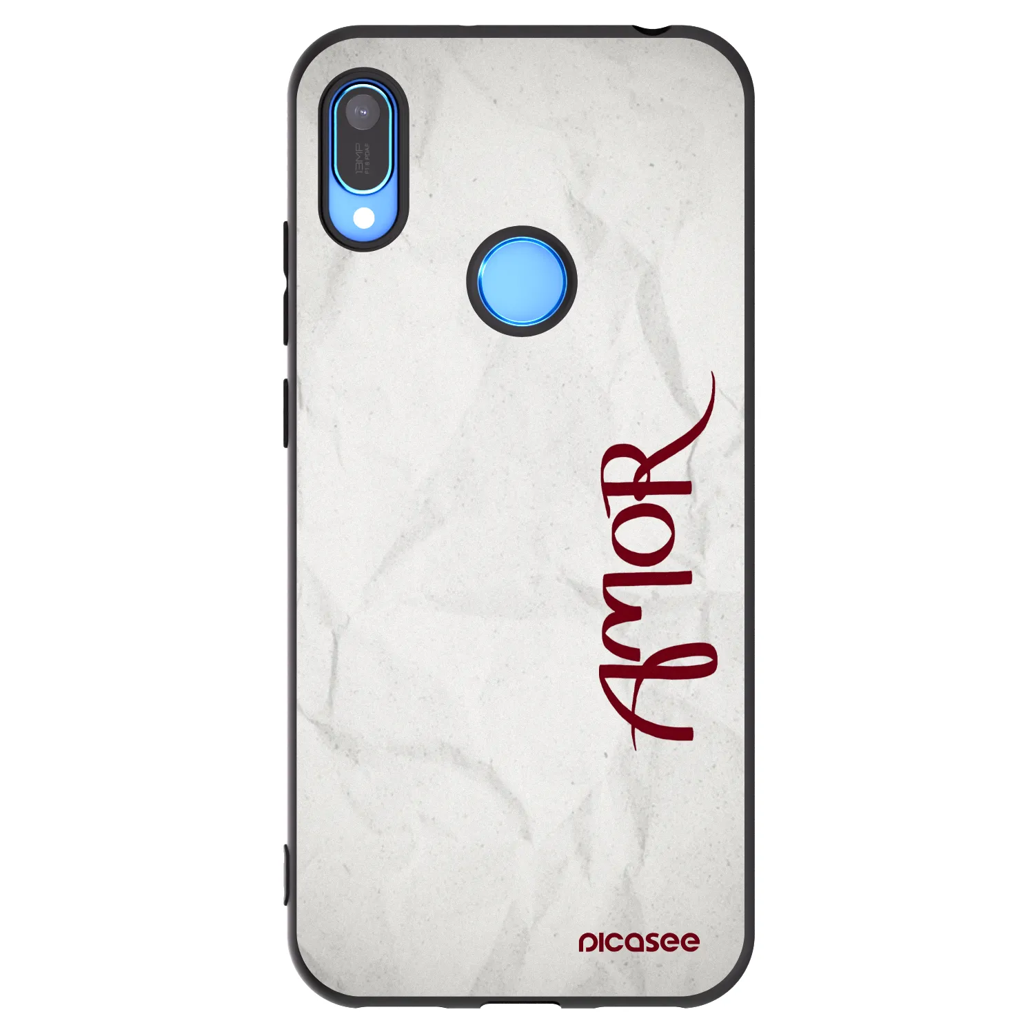 Picasee silikónový čierny obal pre Huawei Y6 2019 - Amor