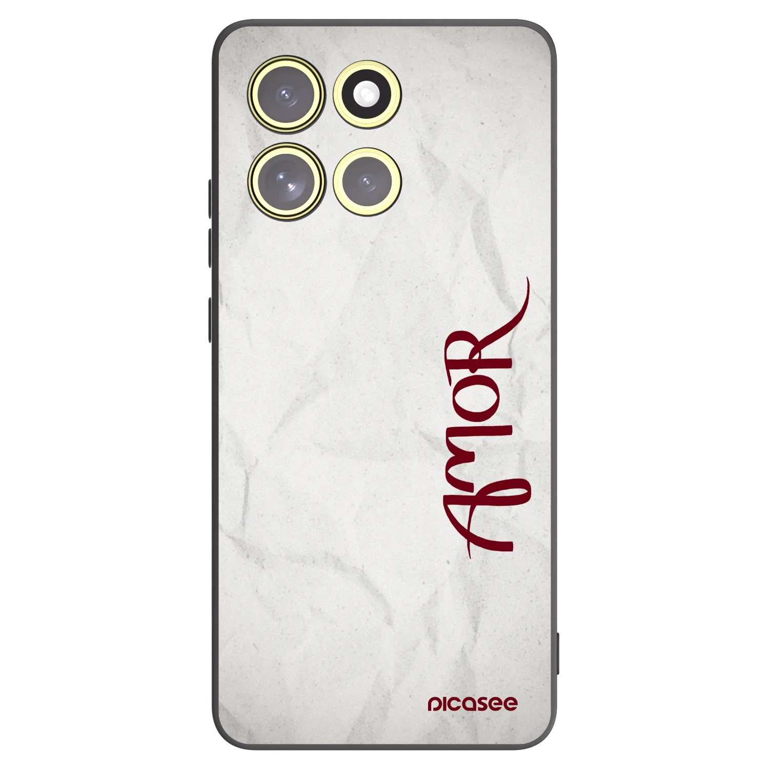 Silikónový čierny obal pre Motorola Moto G86 5G - Amor