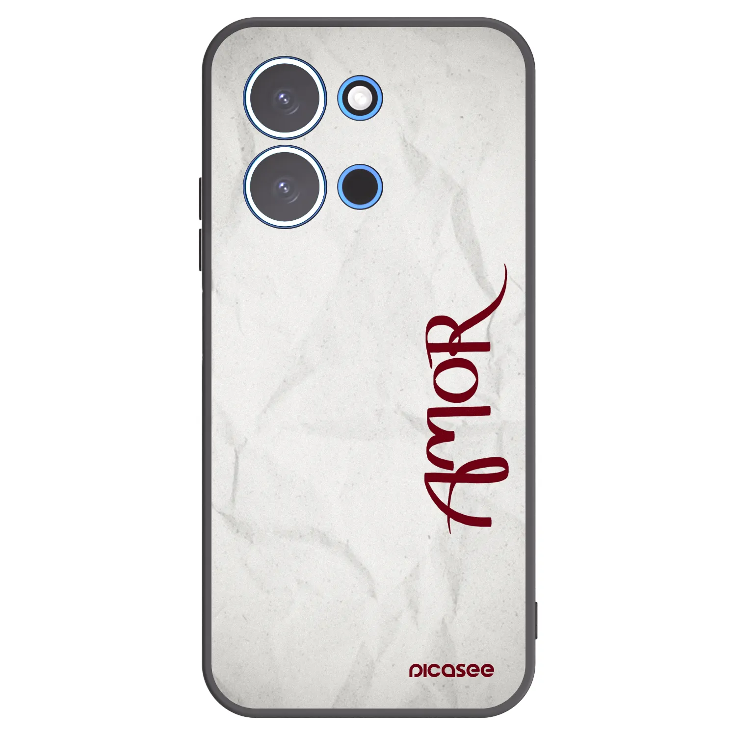 Silikónový čierny obal pre Xiaomi Redmi 15C 4G - Amor