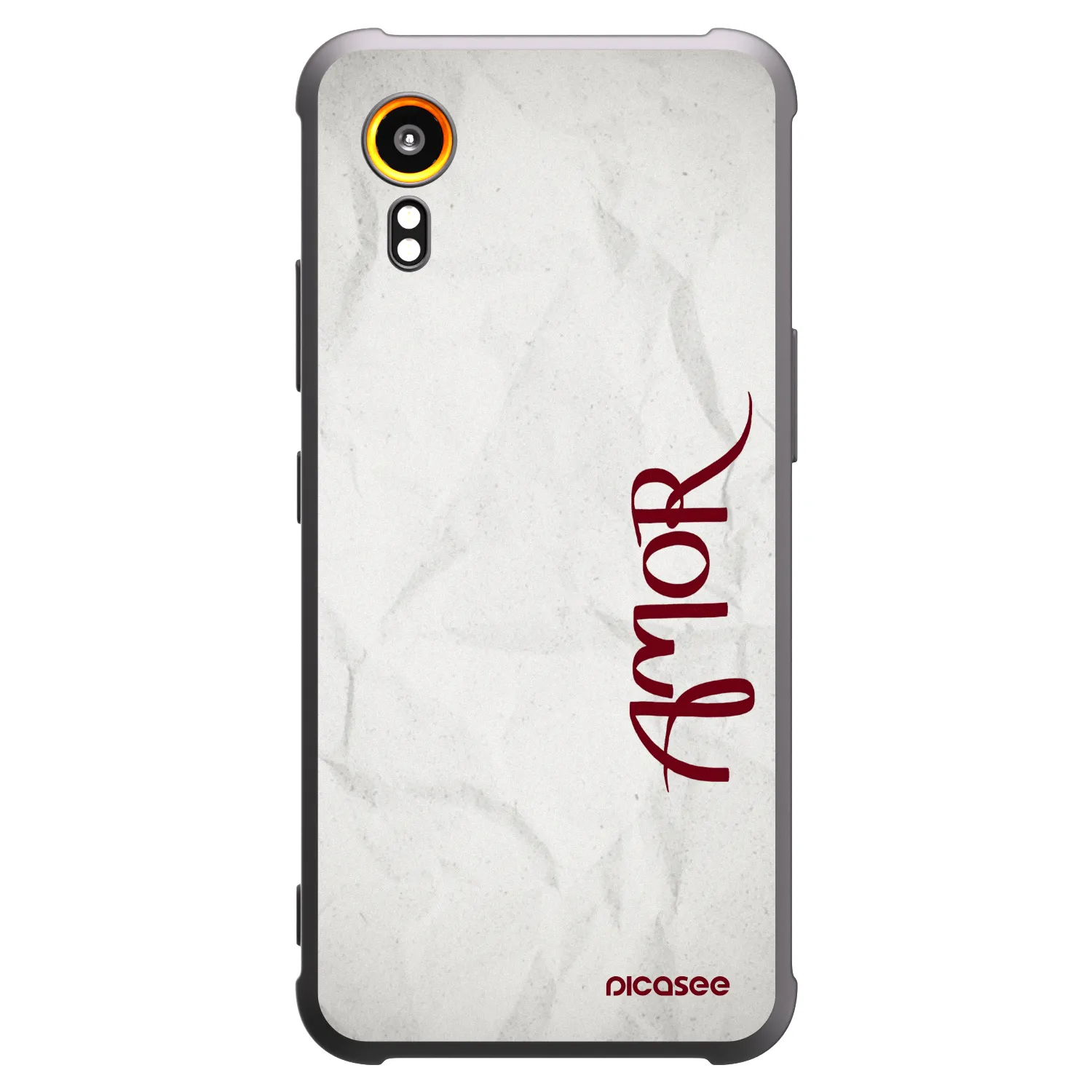 Picasee silikónový čierny obal pre Samsung Galaxy Xcover 7 - Amor