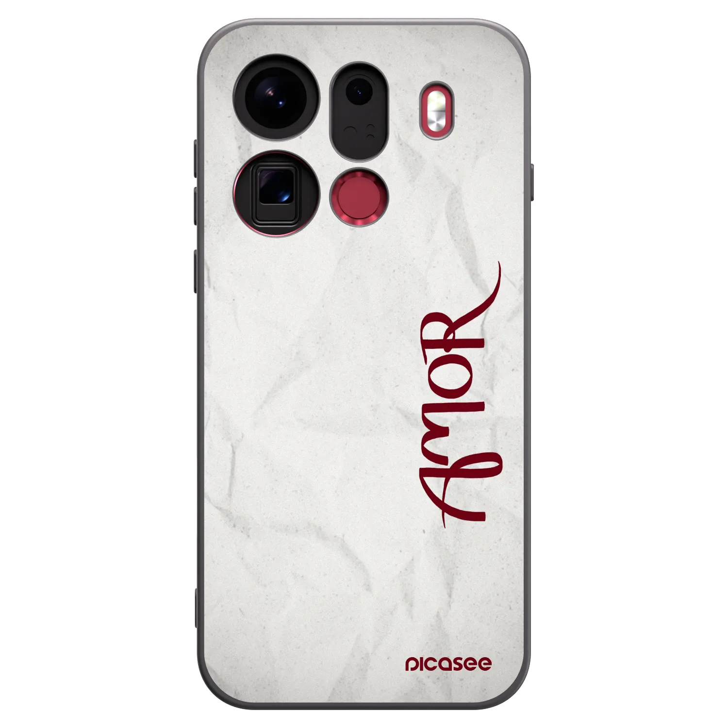 Picasee silikónový čierny obal pre OPPO Find X9 Pro - Amor