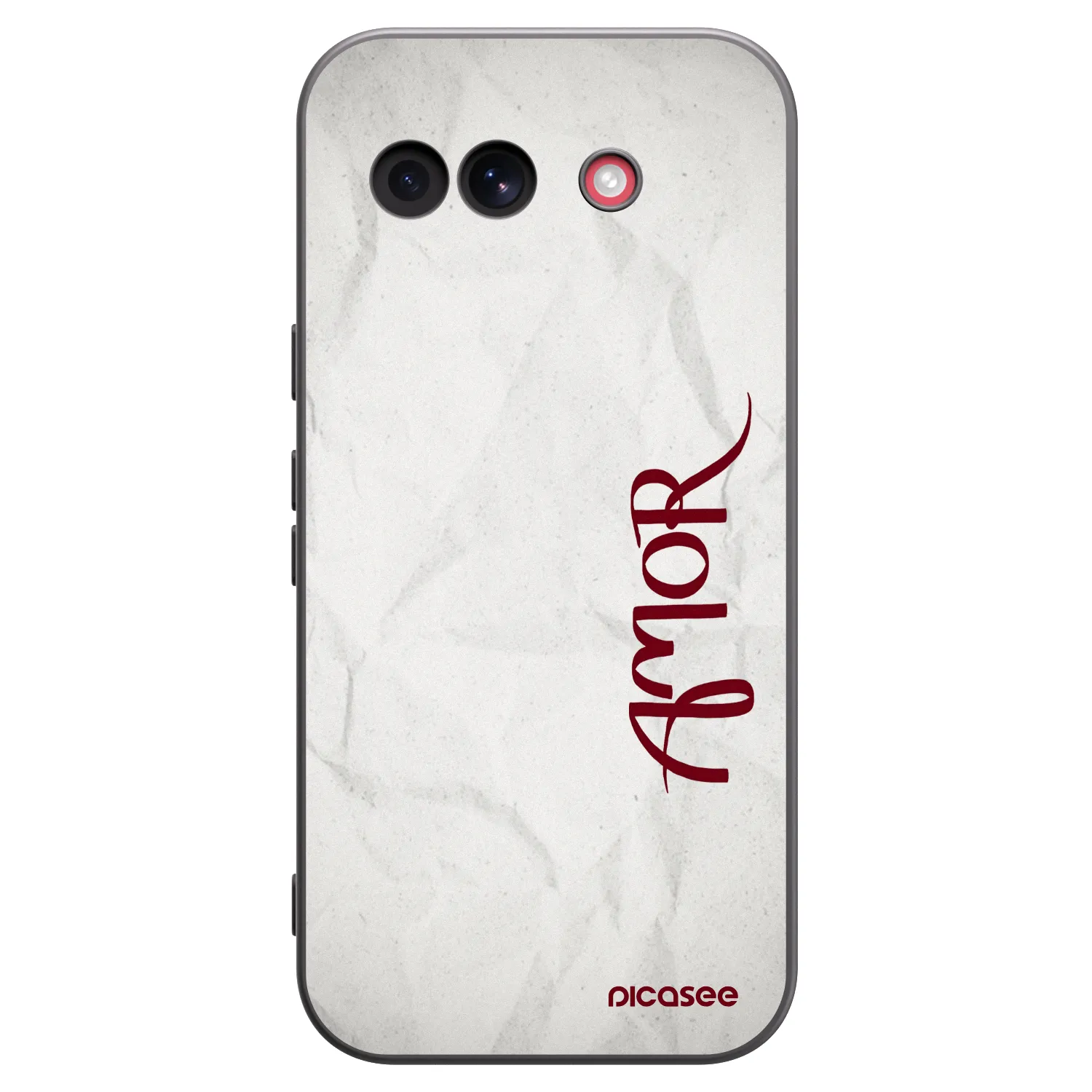 Picasee silikónový čierny obal pre Google Pixel 10a - Amor