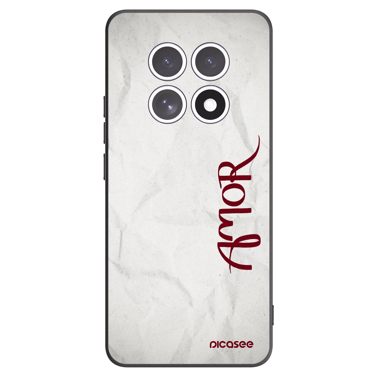Picasee silikónový čierny obal pre Xiaomi Redmi Note 15 5G - Amor