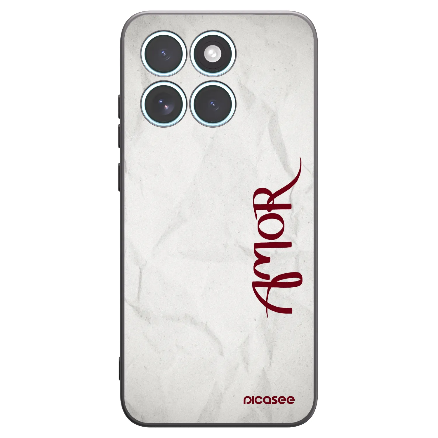 Picasee silikónový čierny obal pre Motorola Edge 70 Fusion - Amor