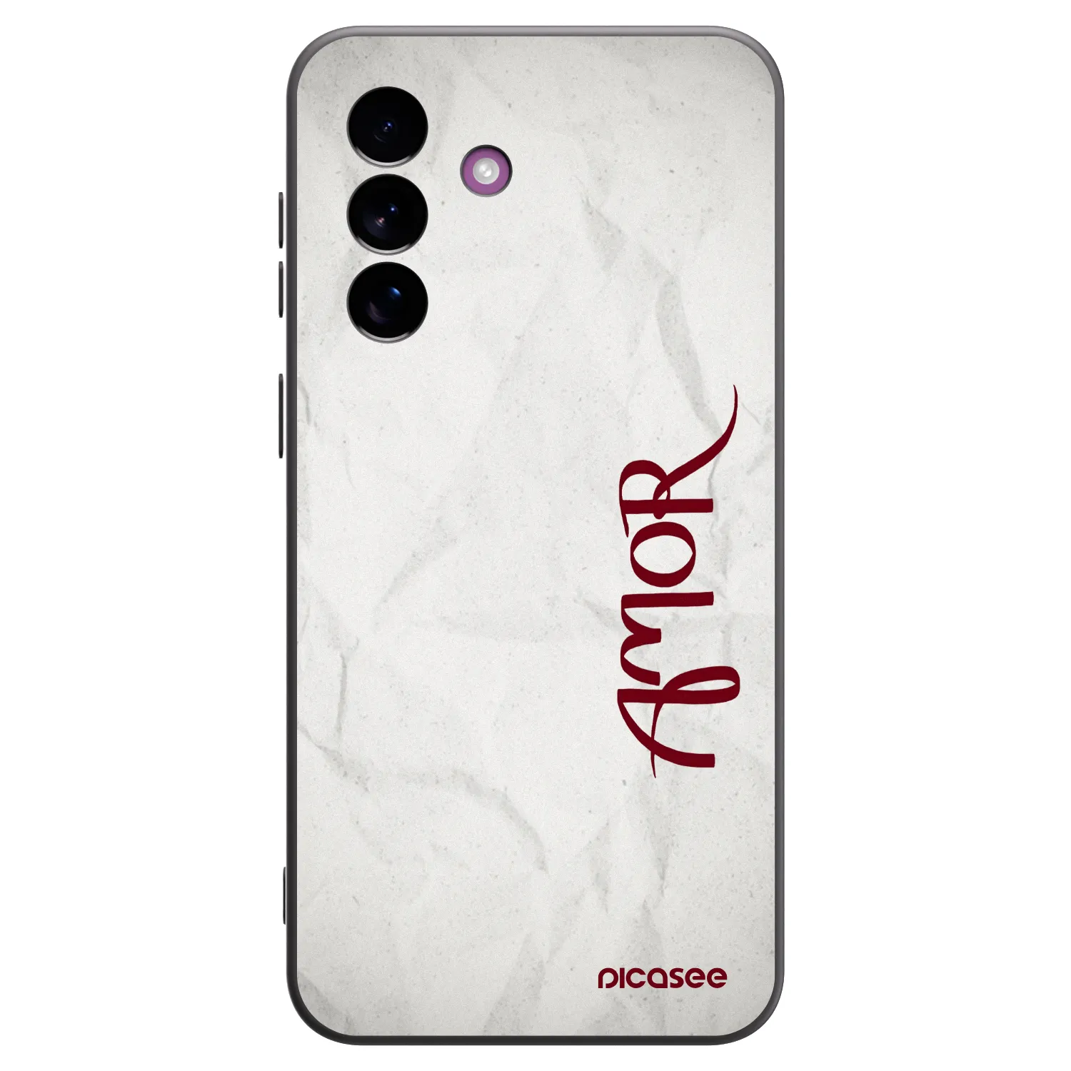 Picasee silikónový čierny obal pre Samsung Galaxy A37 - Amor