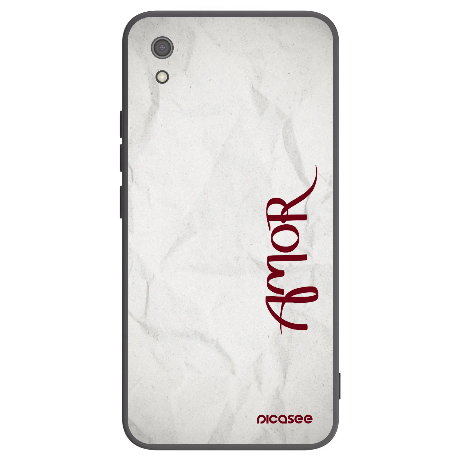 Picasee silikónový čierny obal pre Xiaomi Redmi 7A - Amor