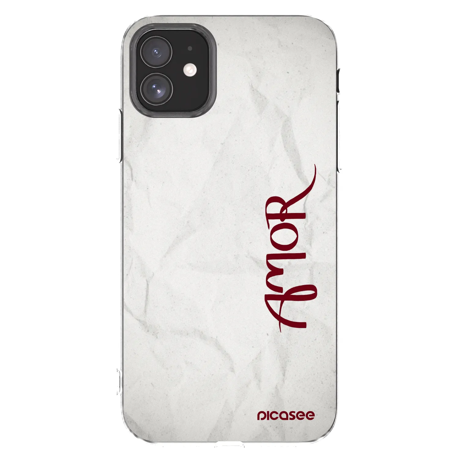 Silikónový prehľadný obal pre Apple iPhone 11 - Amor
