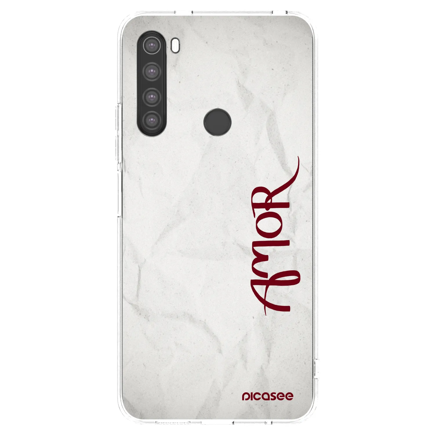 Silikónový prehľadný obal pre Xiaomi Redmi Note 8 - Amor