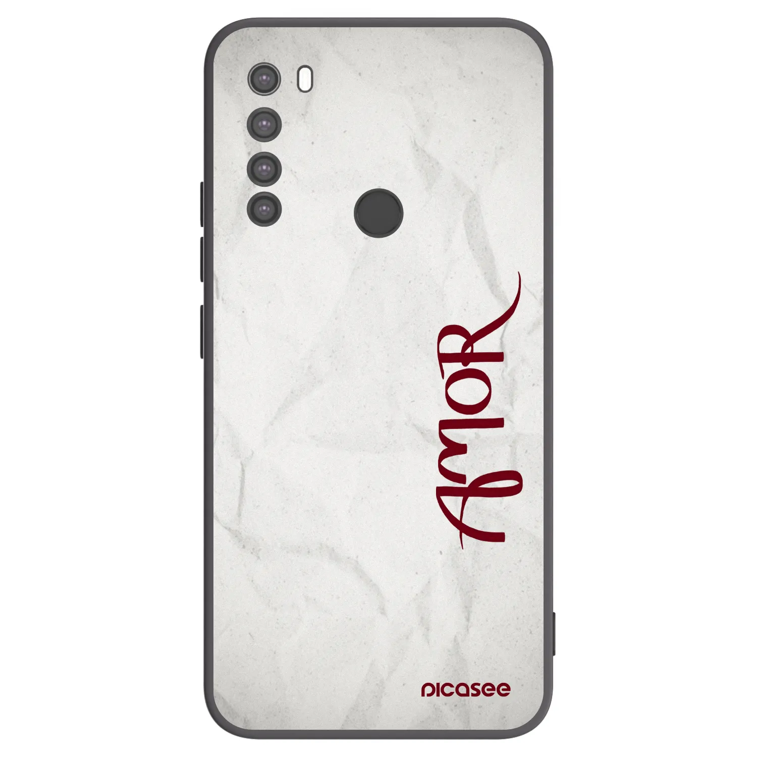 Picasee silikónový čierny obal pre Xiaomi Redmi Note 8 - Amor