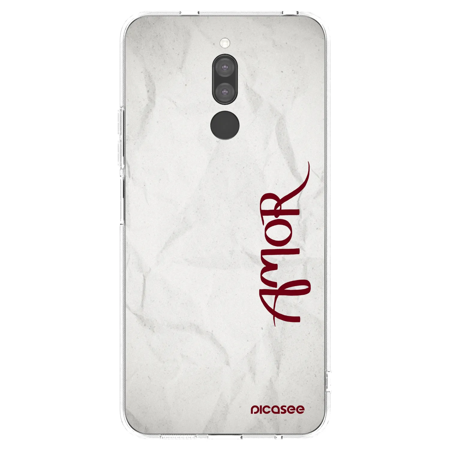 Silikónový prehľadný obal pre Xiaomi Redmi 8 - Amor