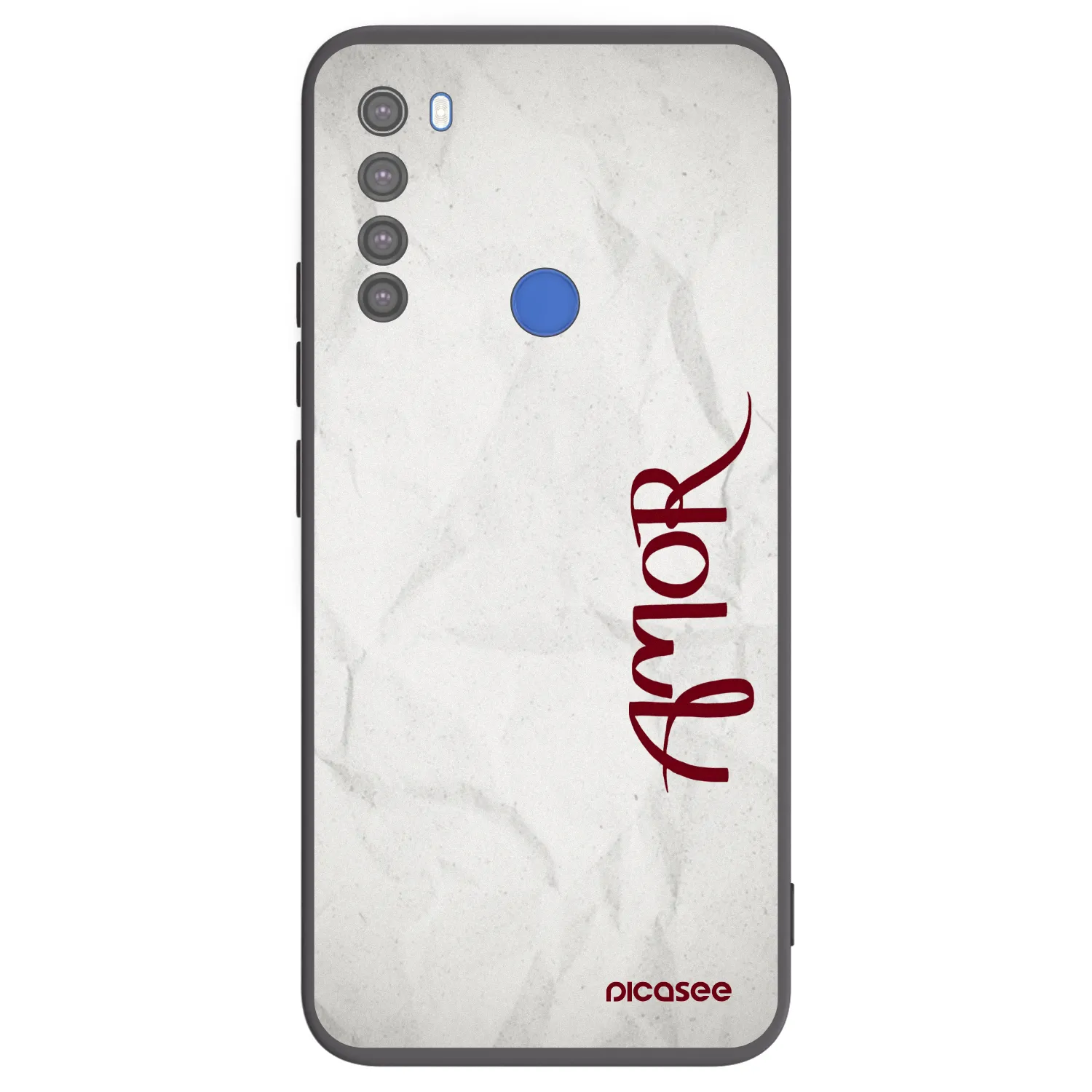 Picasee silikónový čierny obal pre Xiaomi Redmi Note 8T - Amor