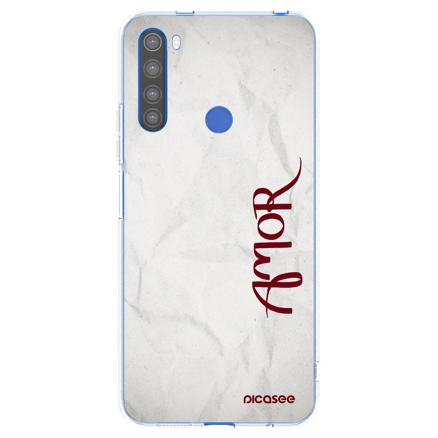Silikónový prehľadný obal pre Xiaomi Redmi Note 8T - Amor