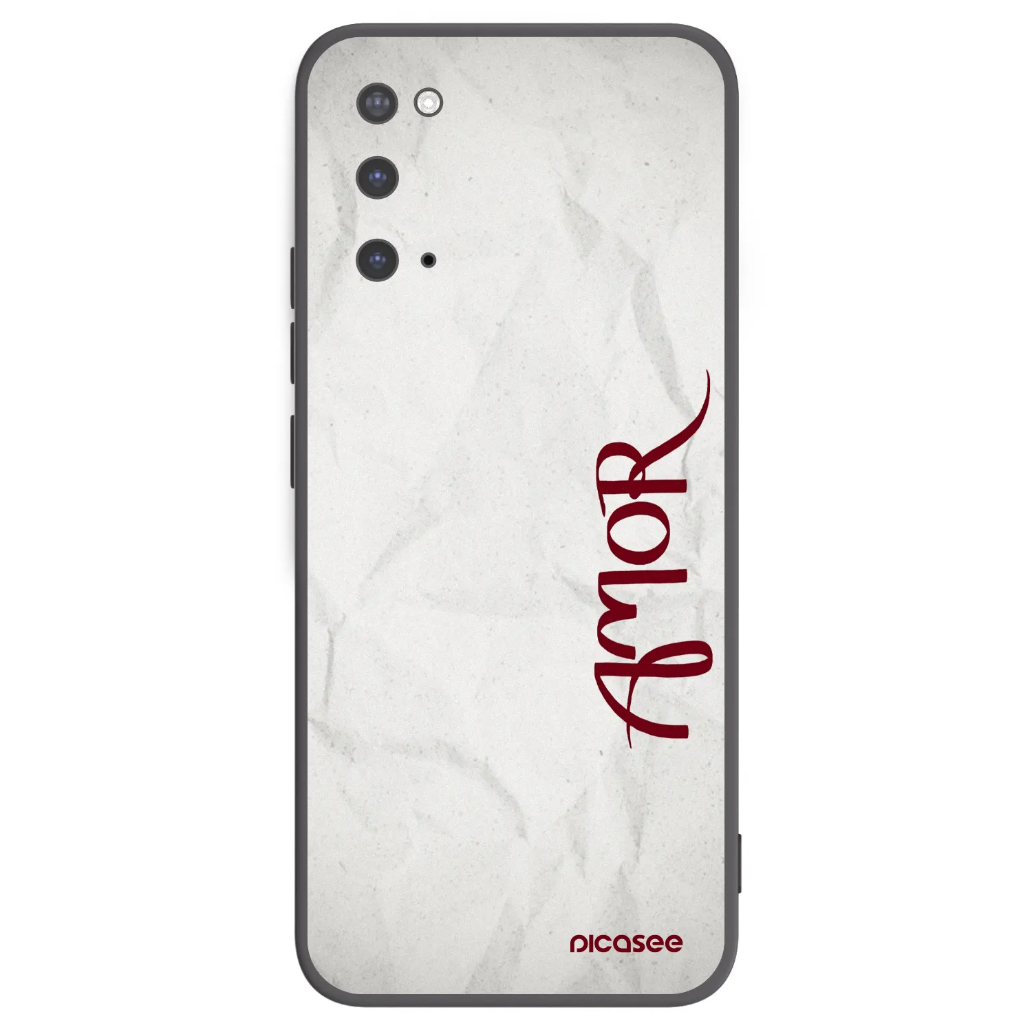 Picasee silikónový čierny obal pre Samsung Galaxy S20 G980F - Amor