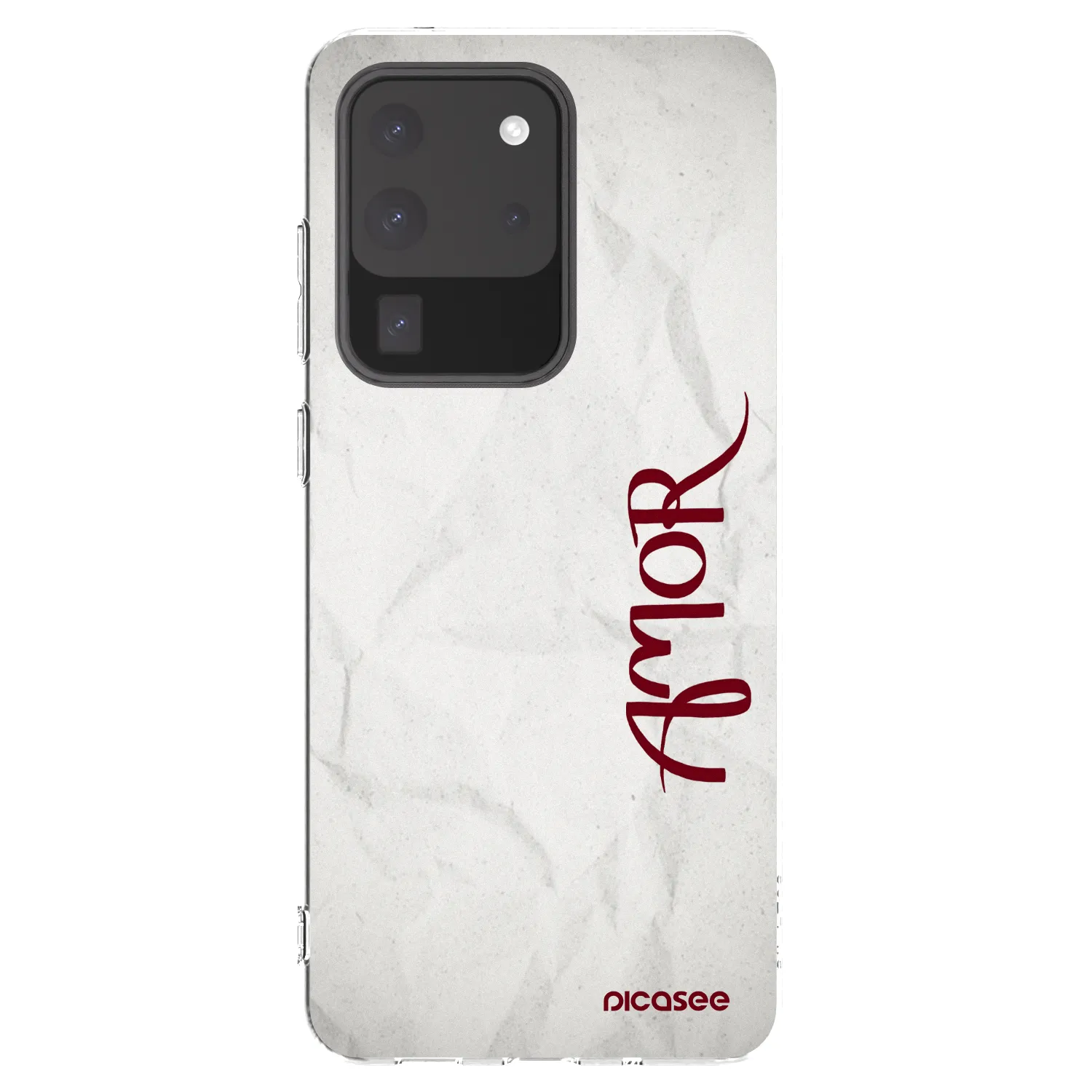 Picasee silikónový prehľadný obal pre Samsung Galaxy S20 Ultra 5G G988F - Amor