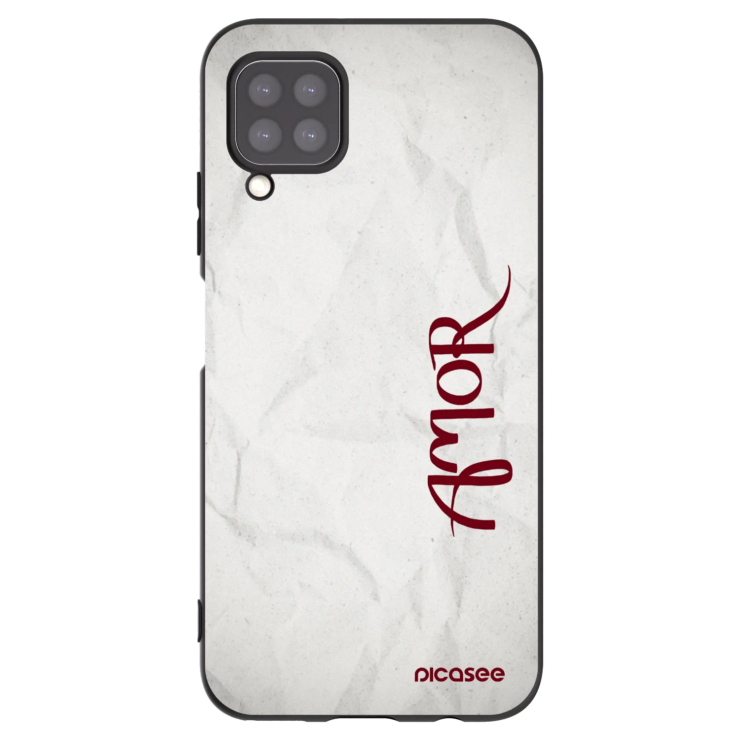 Picasee silikónový čierny obal pre Huawei P40 Lite - Amor