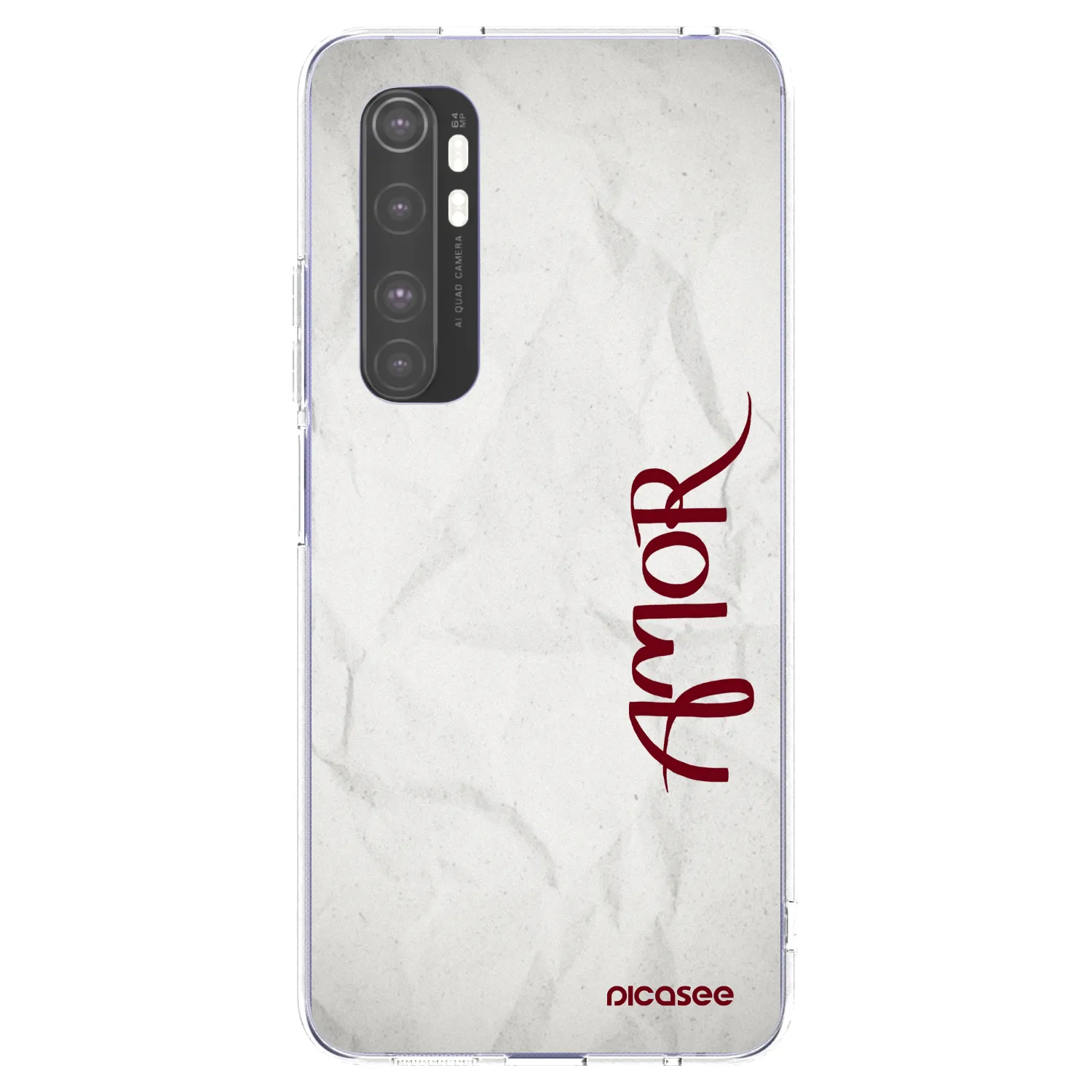 Silikónový prehľadný obal pre Xiaomi Mi Note 10 Lite - Amor