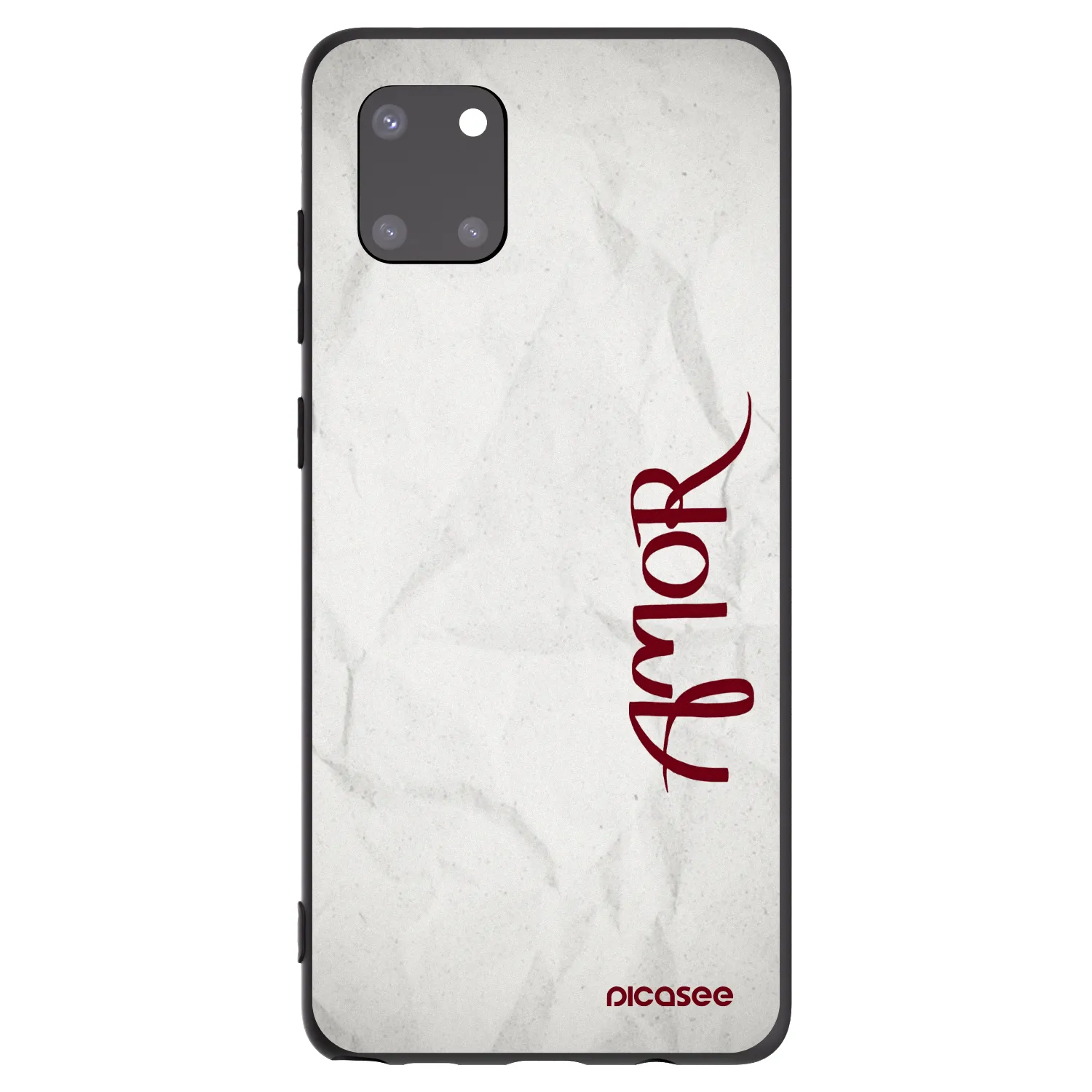 Picasee silikónový čierny obal pre Samsung Galaxy Note 10 Lite N770F - Amor