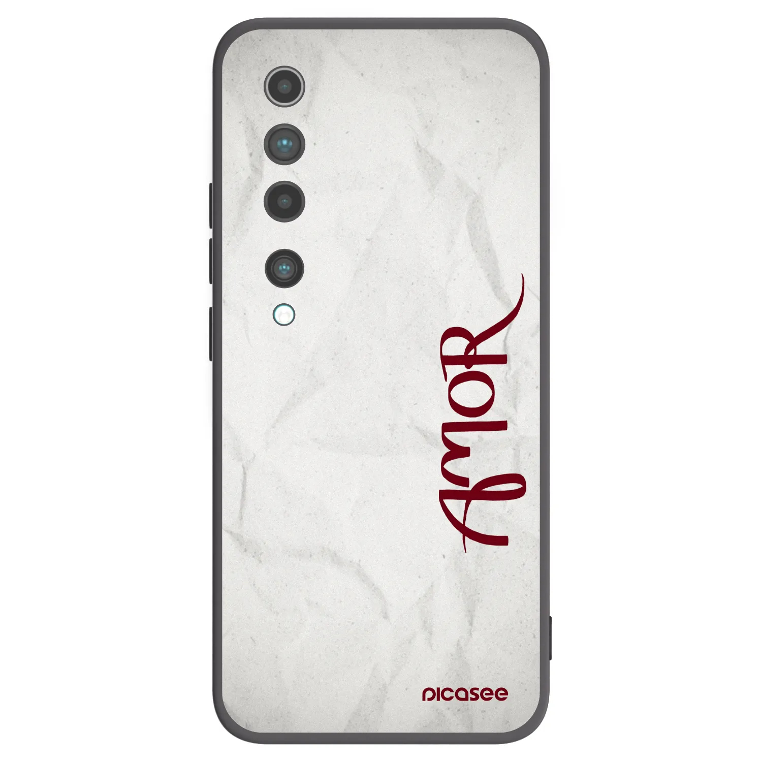 Picasee silikónový čierny obal pre Xiaomi Mi 10 - Amor