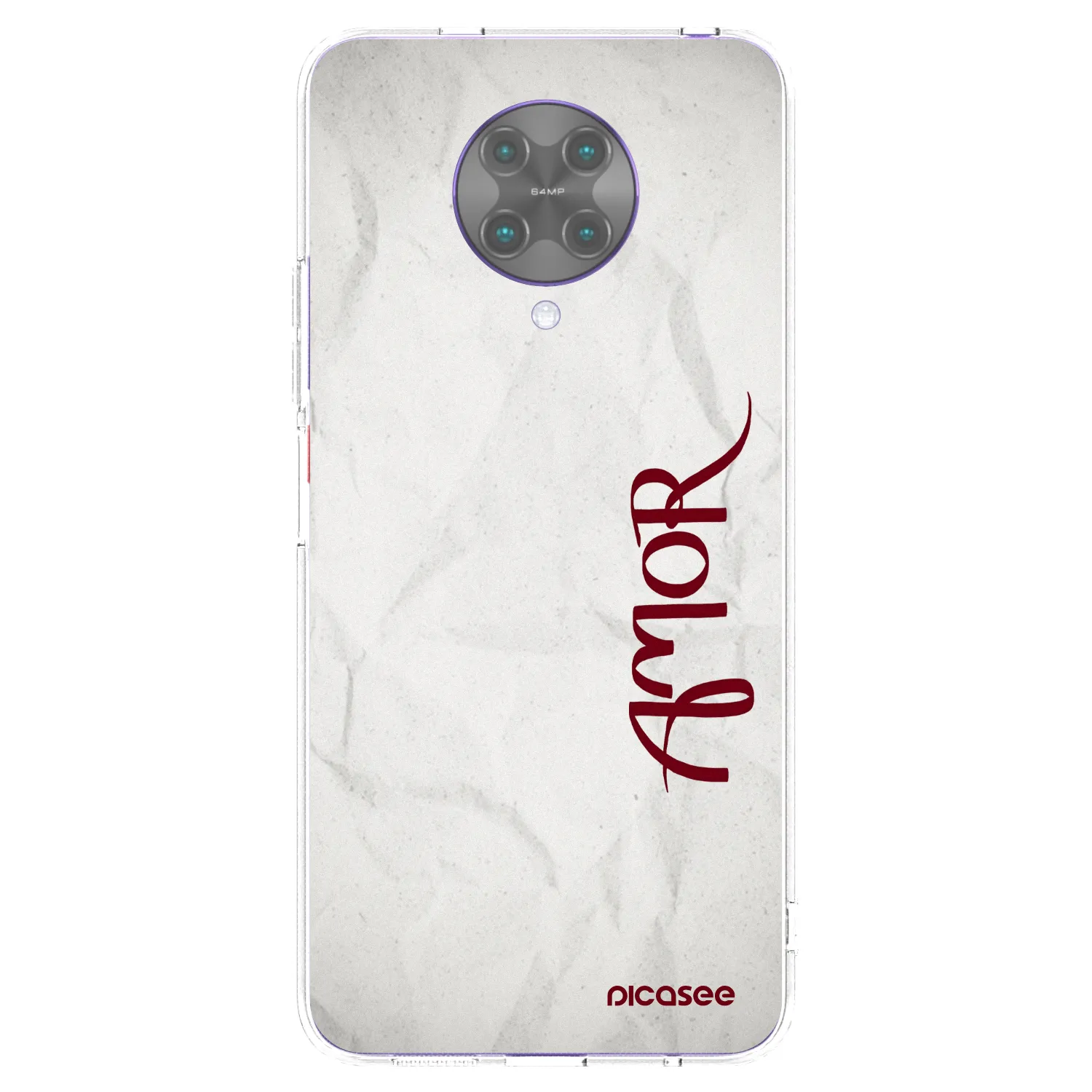 Silikónový prehľadný obal pre Xiaomi Poco F2 Pro - Amor