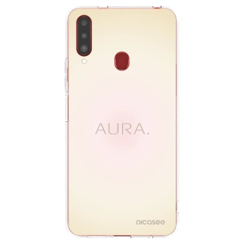 Picasee silikónový prehľadný obal pre Samsung Galaxy A20s - Aura