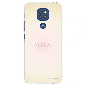 Picasee silikónový prehľadný obal pre Motorola Moto G9 Play - Aura