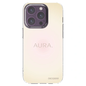 Picasee silikónový prehľadný obal pre Apple iPhone 14 Pro - Aura