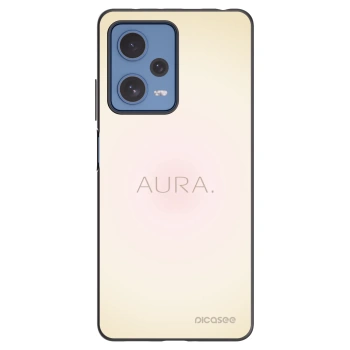 Picasee silikónový čierny obal pre Xiaomi Redmi Note 12 Pro 5G - Aura