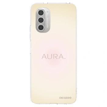 Picasee silikónový prehľadný obal pre Motorola Moto G51 - Aura