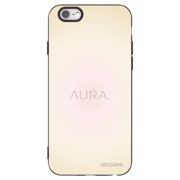 Picasee silikónový čierny obal pre Apple iPhone 6/6S - Aura